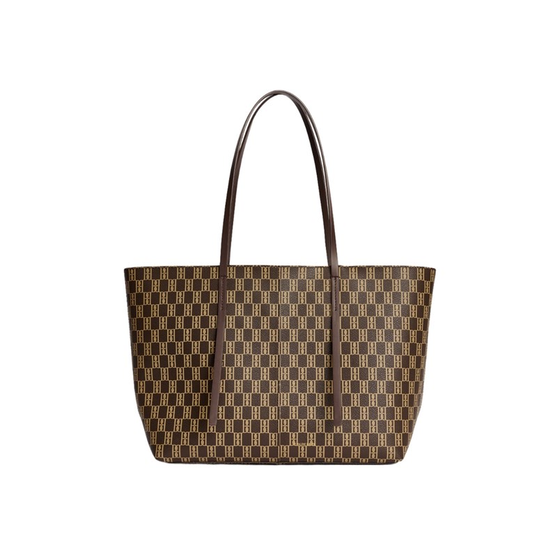 By Malene Birger Shopper Abigail Monogram Brun 1