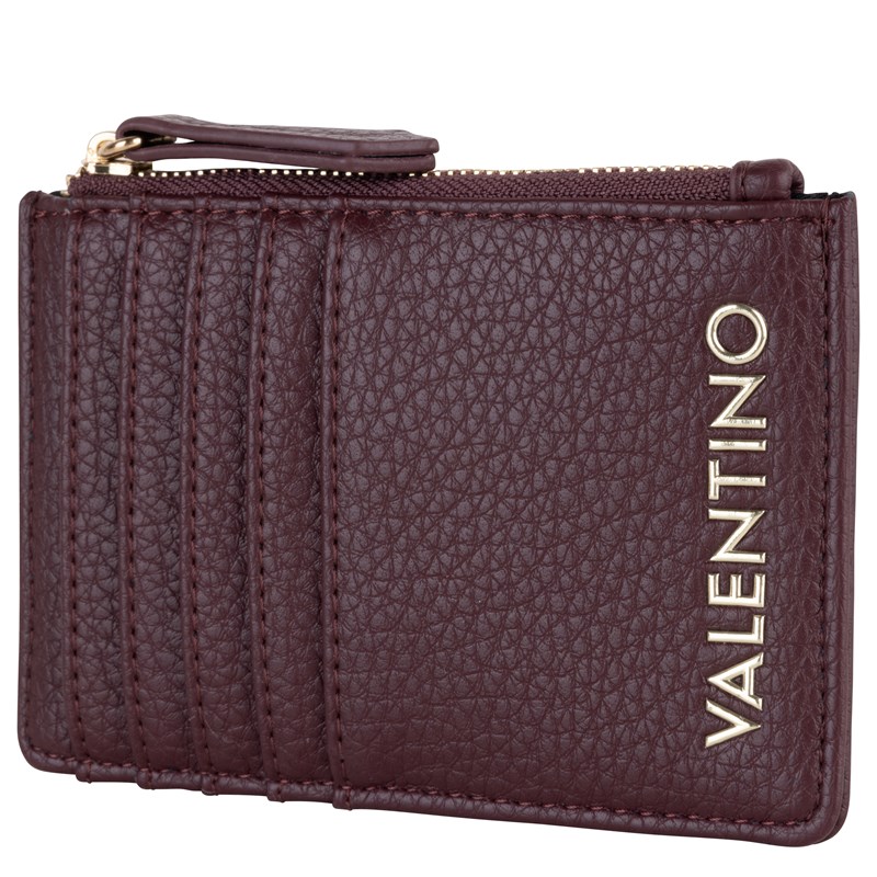 Valentino Bags Korthållare Post Re  Bordeaux m/svart 2