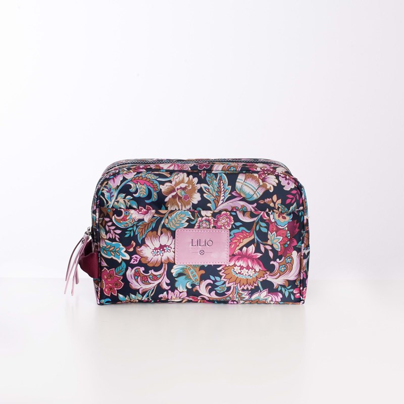 Lilió Toilettaske Cosmetic Bag Lilla/lyseblå 1