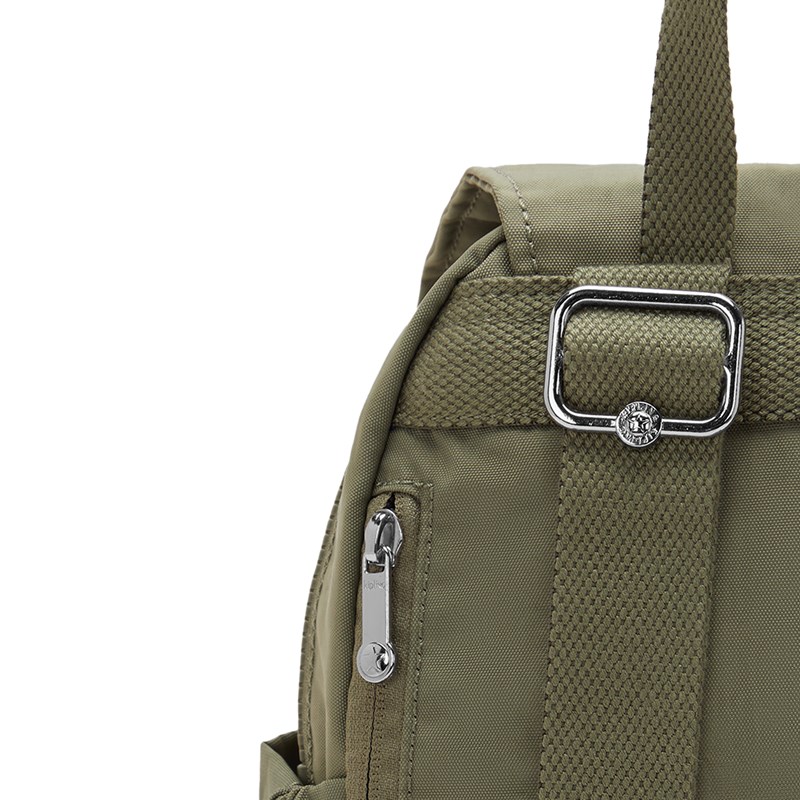Kipling Rygsæk City pocket Army Grøn 5