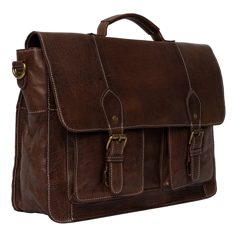 RE:DESIGNED Datorväska Melia Big Brun/brun 16" 3