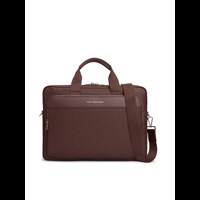 Tommy Hilfiger Computertaske Flag Brun 1