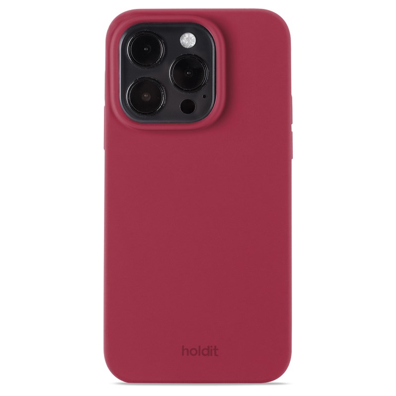 Holdit Mobilcover Red Velvet Röd Iphone 15 Pro 1