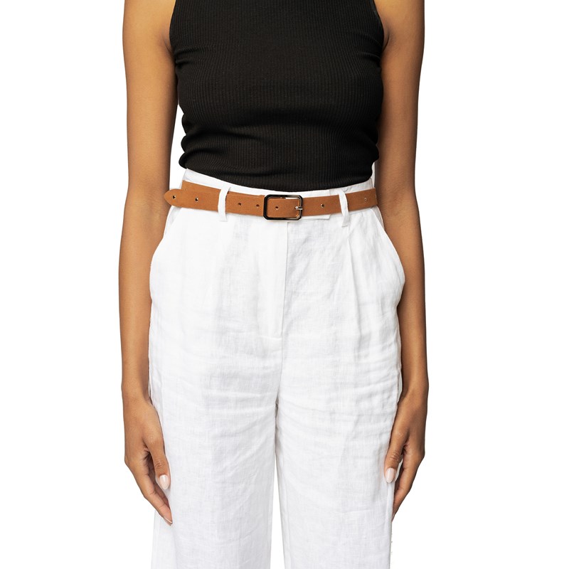 RE:DESIGNED Bælte Fozia Cognac 85 Cm 2