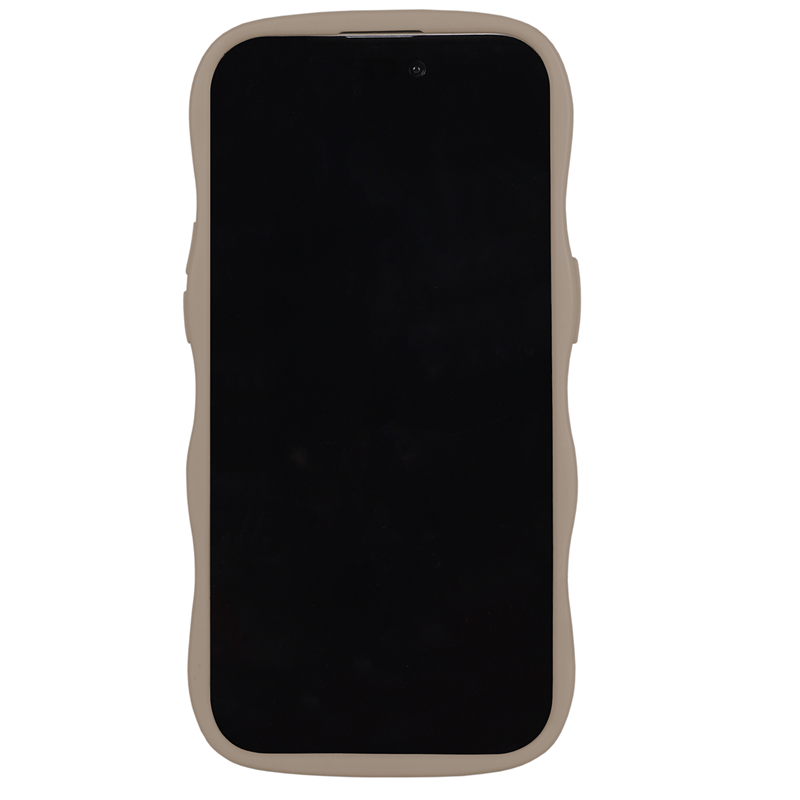 Holdit Mobilcover Wavy Mocca Brun Iphone 15 Plus 4