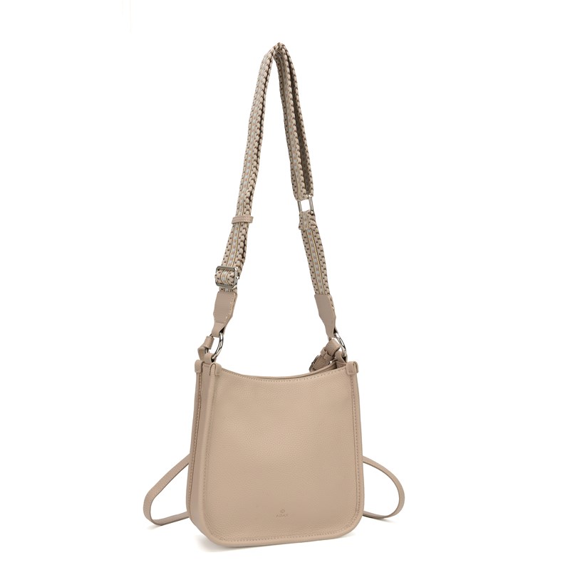 Adax Skuldertaske Gunn Hello I'mV Beige 4