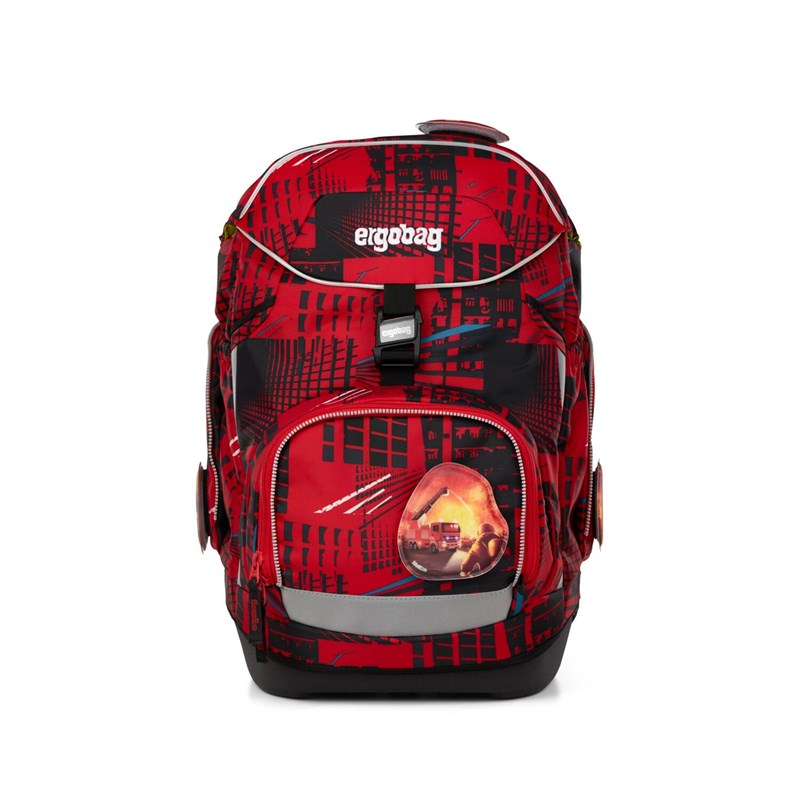 Ergobag Skoletaskesæt Pack FireBear Rød/sort 3