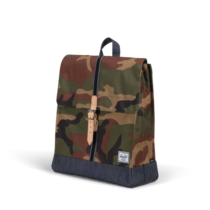 Herschel Rygsæk City Mid Volume Grøn tern 2