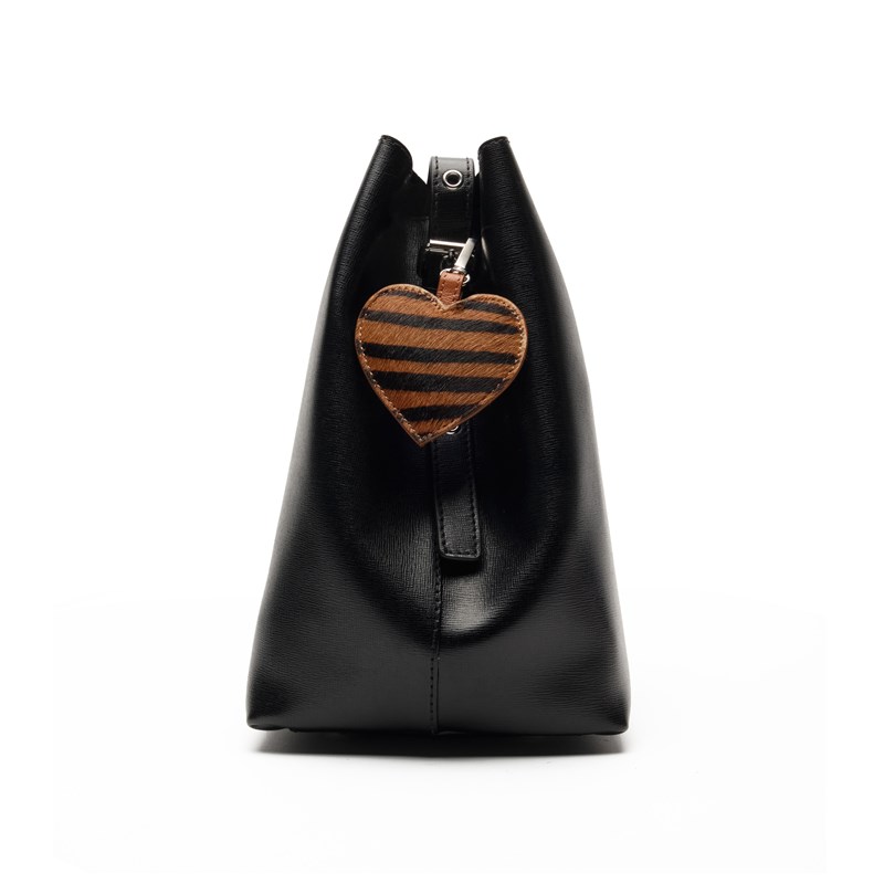 Núnoo Bag Charm Heart  Brun 2