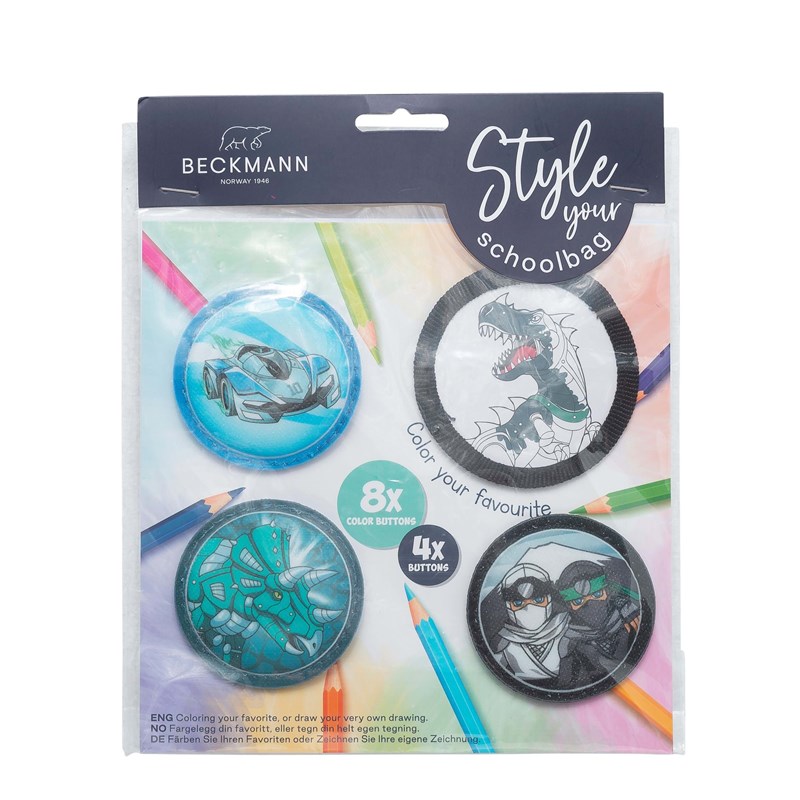 Beckmann Button Pack Svart