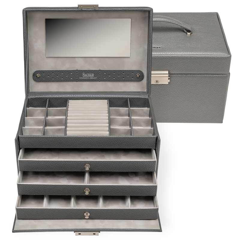 Sacher Smykkeskrin Large Grå 3