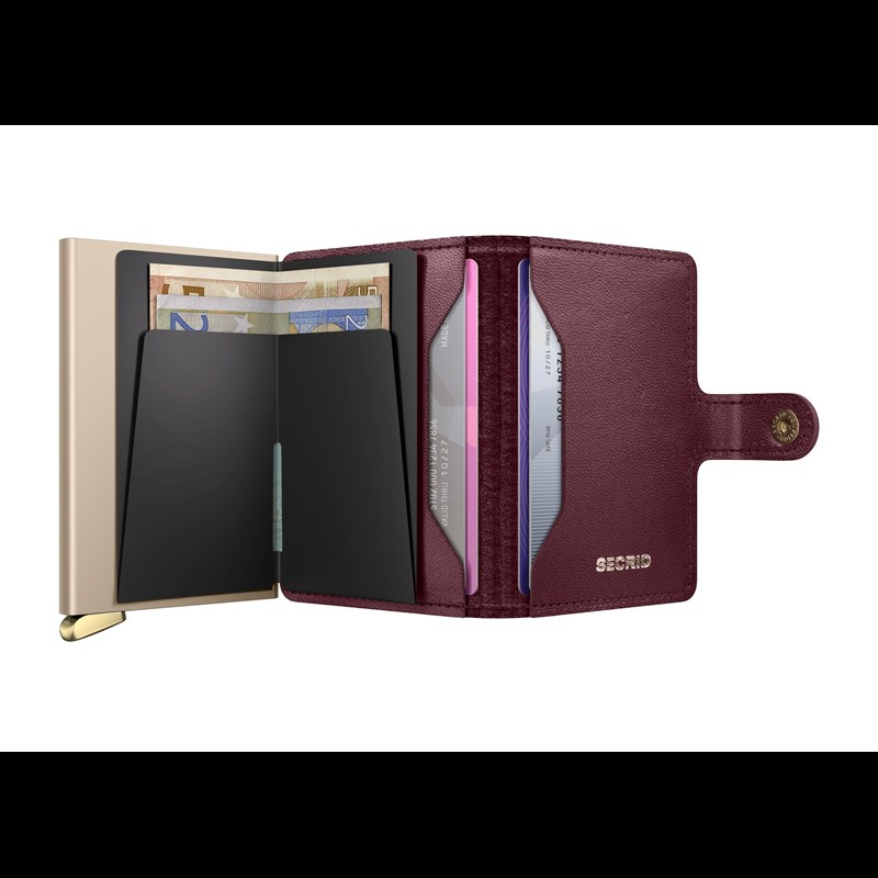 Secrid Korthållare Mini Wallet Emboss Bordeaux 3