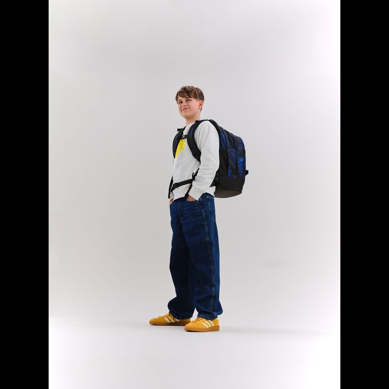 Satch Skoletaske Pack Seismic Blue Blå 2