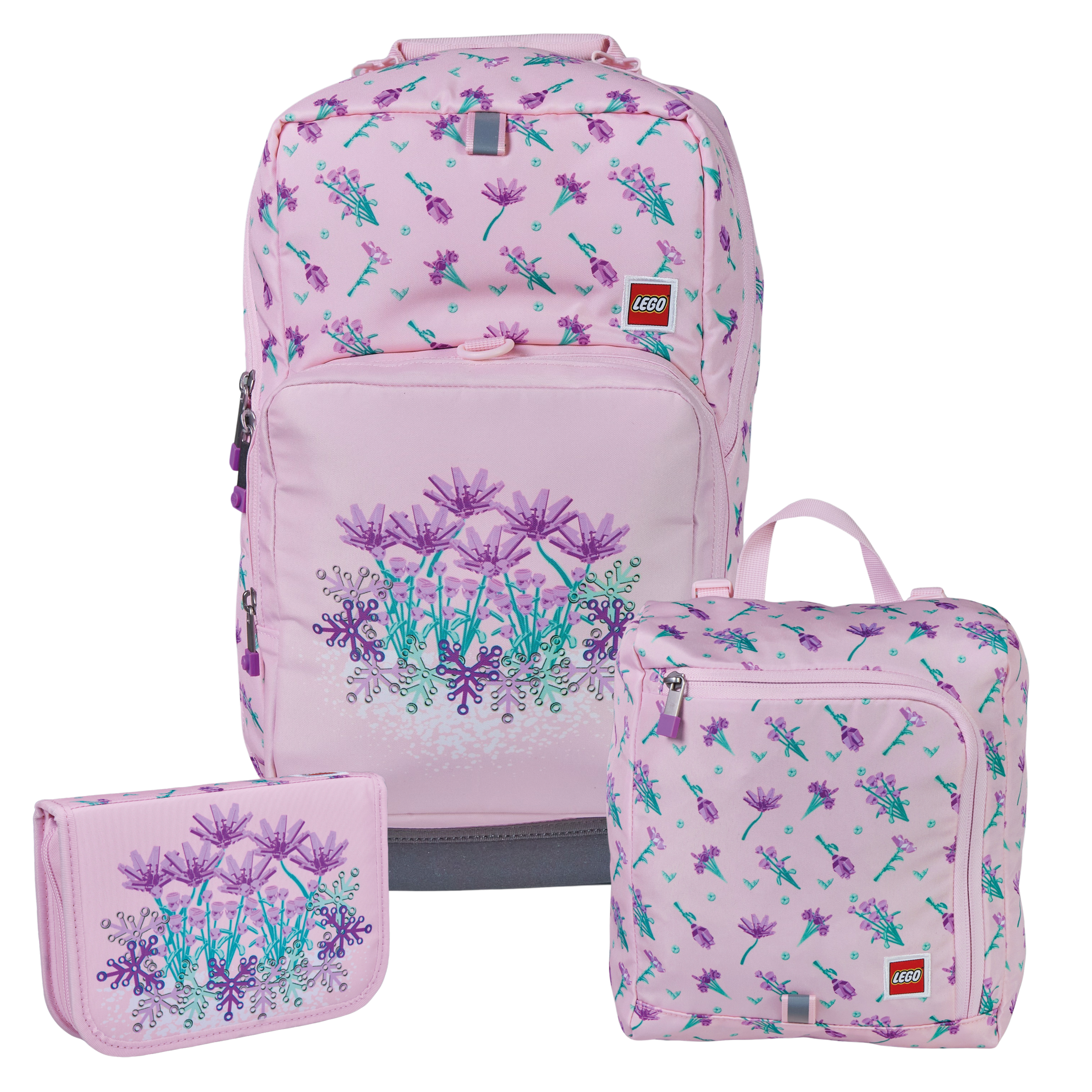 LEGO Bags Skoletaskesæt Optimo Flowers
