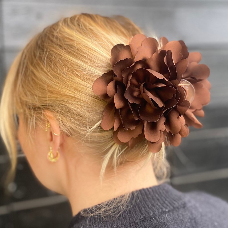 Conmé Hårklämma Lea Big Flower Svamp 5