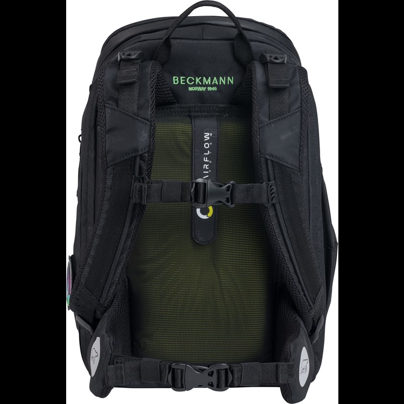 Beckmann Skoletaske Active Air Pixel Sort/Sort 5