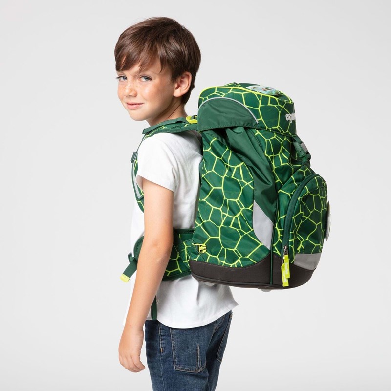 Ergobag Skoletaske Prime BearRex Grøn/sort 7
