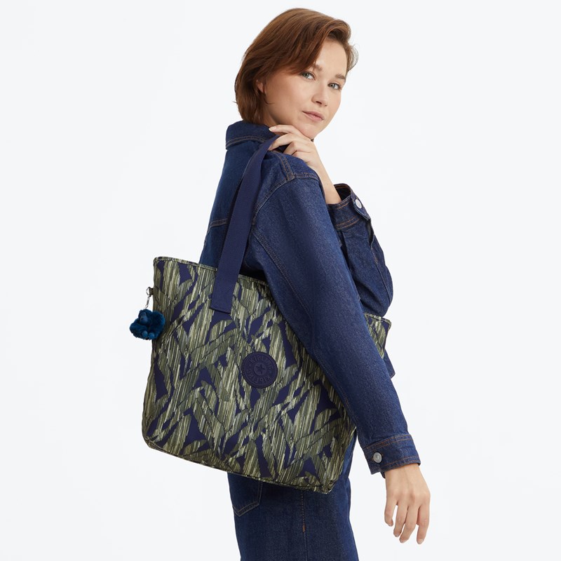 Kipling Tote Anina Blå/Grøn 5