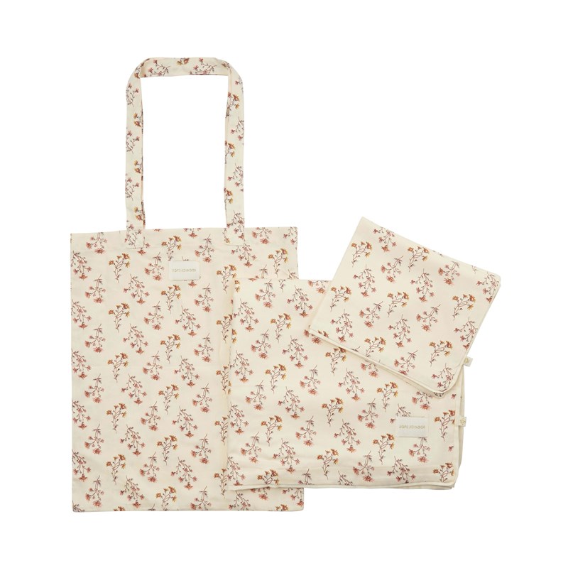 Sofie Schnoor Home Sengesæt Baby Blomster Print 70x100 1