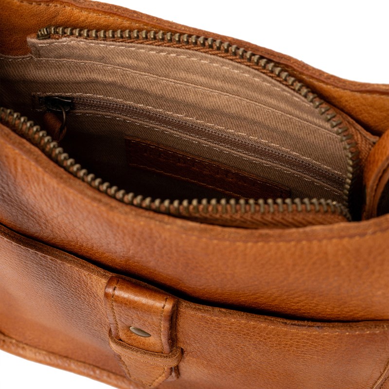 RE:DESIGNED Crossbody Juna Medium Konjak/brun 6