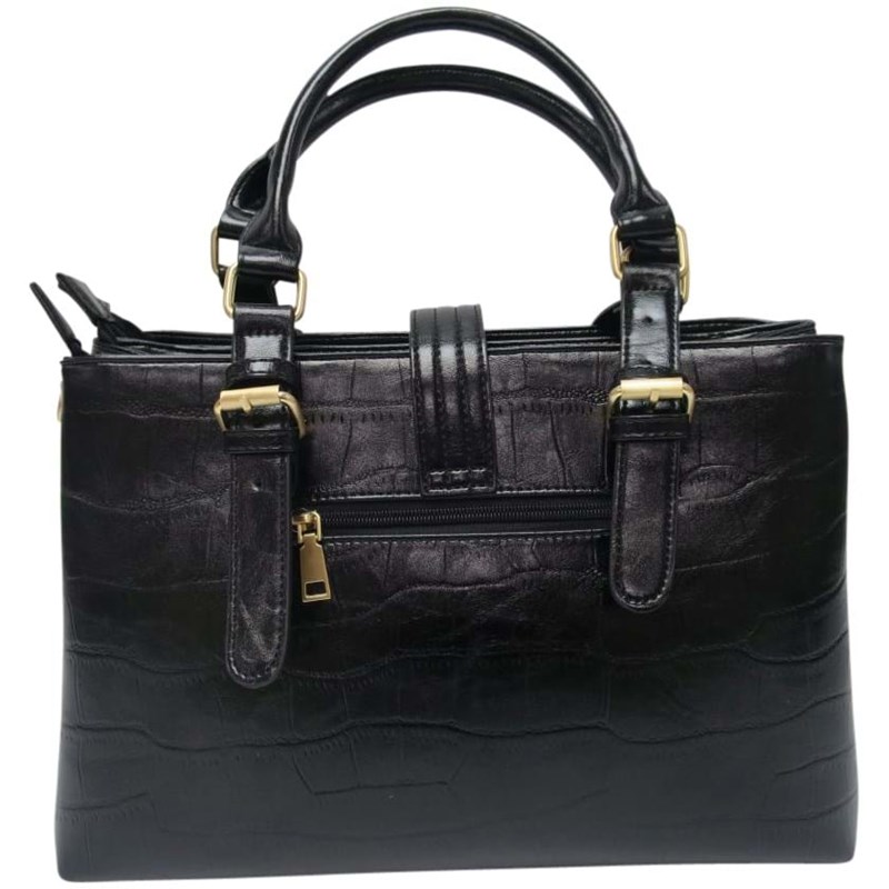 Saint Sulpice Håndtaske Sort/Croco 3