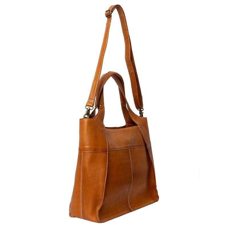 RE:DESIGNED Shopper Jona Big Cognac/brun 5
