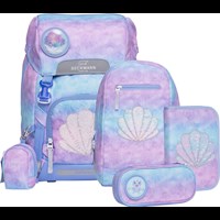 Beckmann Skoletaskesæt Classic Seashell Lilla