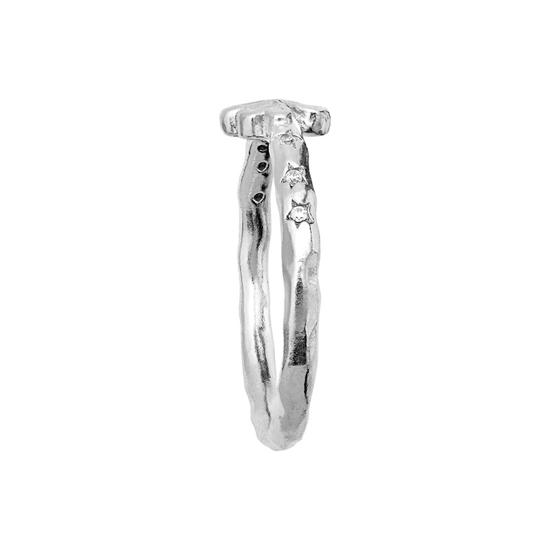 Maanesten Ring Clover  Silver Str. 51 3