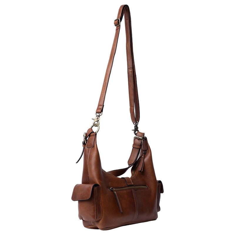 RE:DESIGNED Skuldertaske Solvej Medium Brun 5