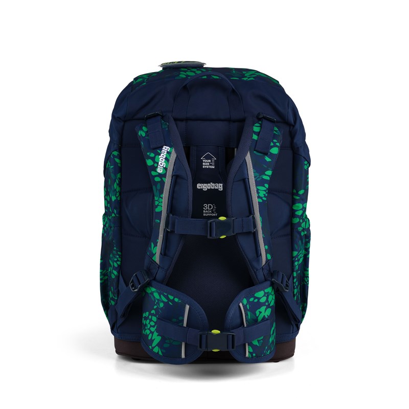 Ergobag Skoletaske Flex FireBear Drag. Blå/Grøn 3