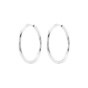 Winther Studio Örhängen Hoops Basic L Silver