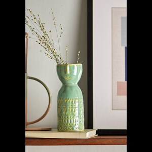 Bloomingville Vase Embla  Grøn alt image