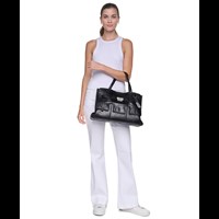 DKNY Skuldertaske Bryar LG Sort/sølv 1