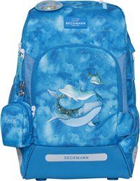 Beckmann Skoletaske Active Air Ocean Blå/hvid 1