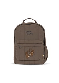 Konges Sløjd Quiltad Ryggsäck Juno Walnut Brun 1
