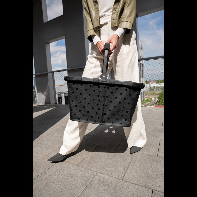 Reisenthel Indkøbskurv Carrybag Sort mønster 8