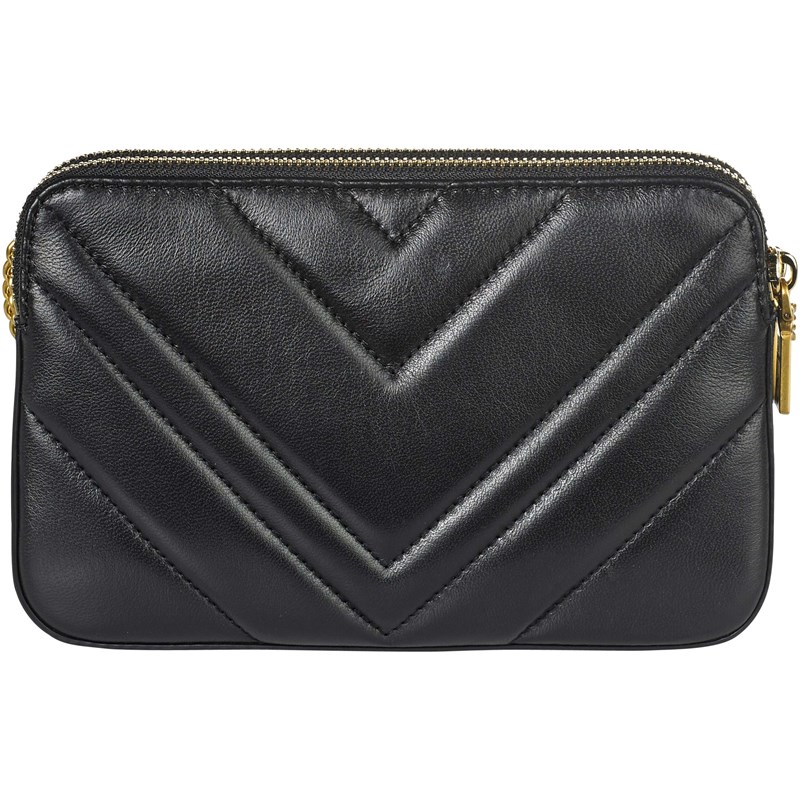 DKNY Crossbody Vivian Zip Sort/Guld 3