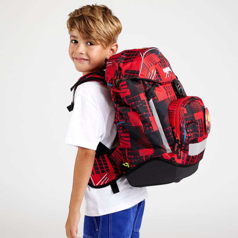 Ergobag Skoletaske Prime FireBear Rød/sort 2
