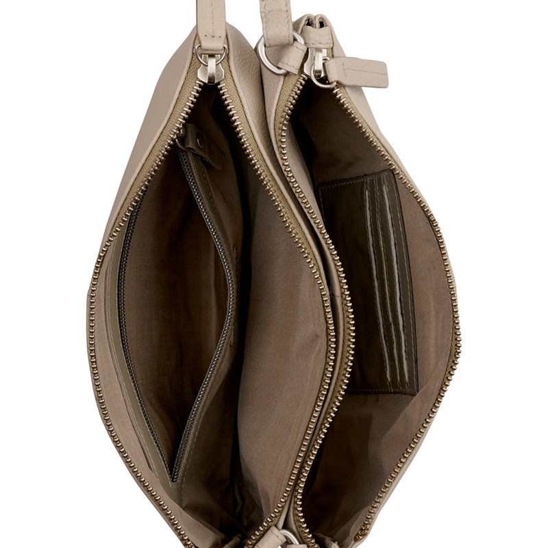 Burkely Crossbody Soft Skylar Double Beige/grå 4