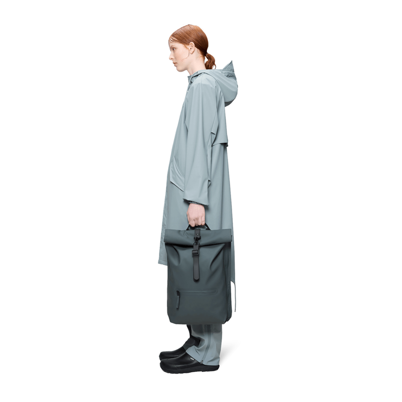 RAINS Rygsæk Rolltop Rucksack M. Grå 2