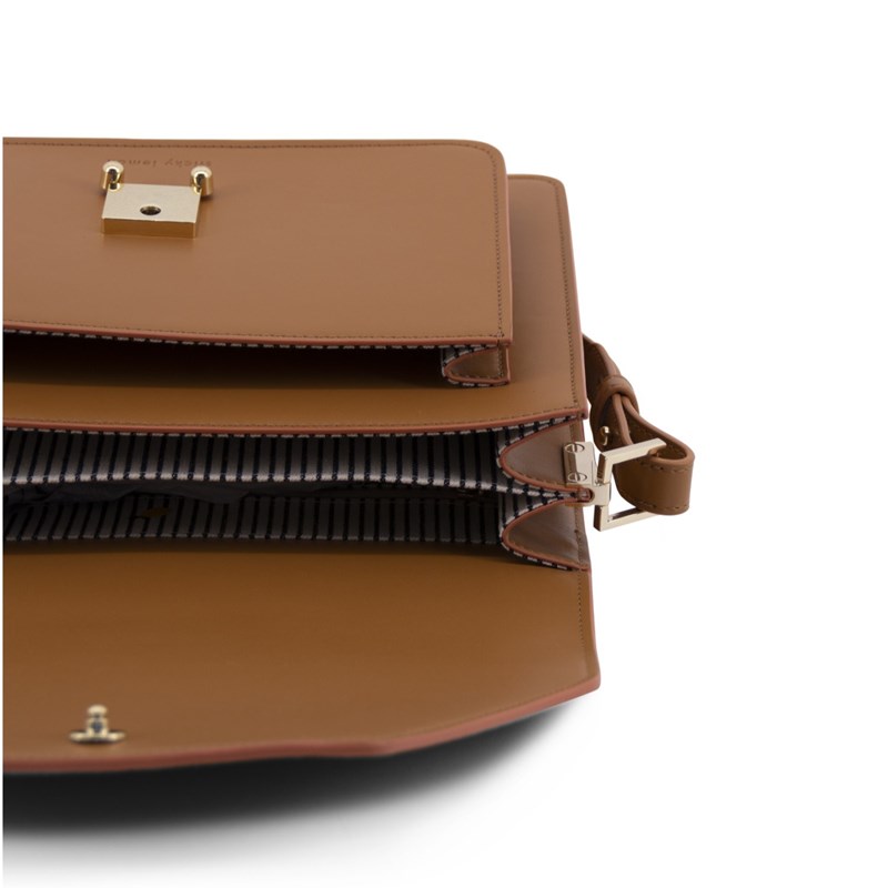 The Sticky Sis Club Crossbody Satchel Ton Sur Ton Brun 3