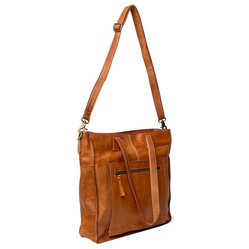 RE:DESIGNED Shopper June Cognac/brun 5