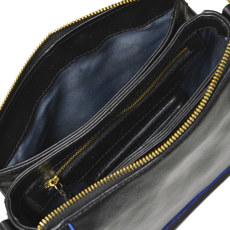 Belsac Crossbody Laki Sort/blå 6