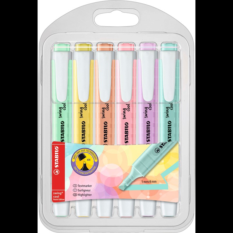 STABILO Highlighter Swing Cool 6-pack Multi