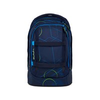 Satch Skoletaske Pack Blue Tech Blå/Grøn 1