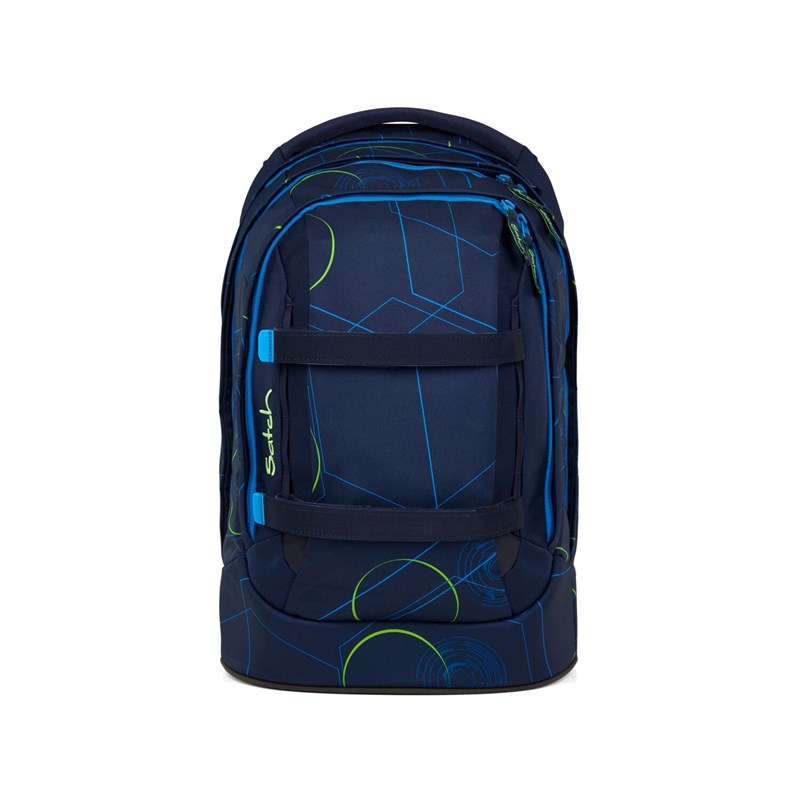 Satch Skolväska Pack Blue Tech Blå/Grön 1
