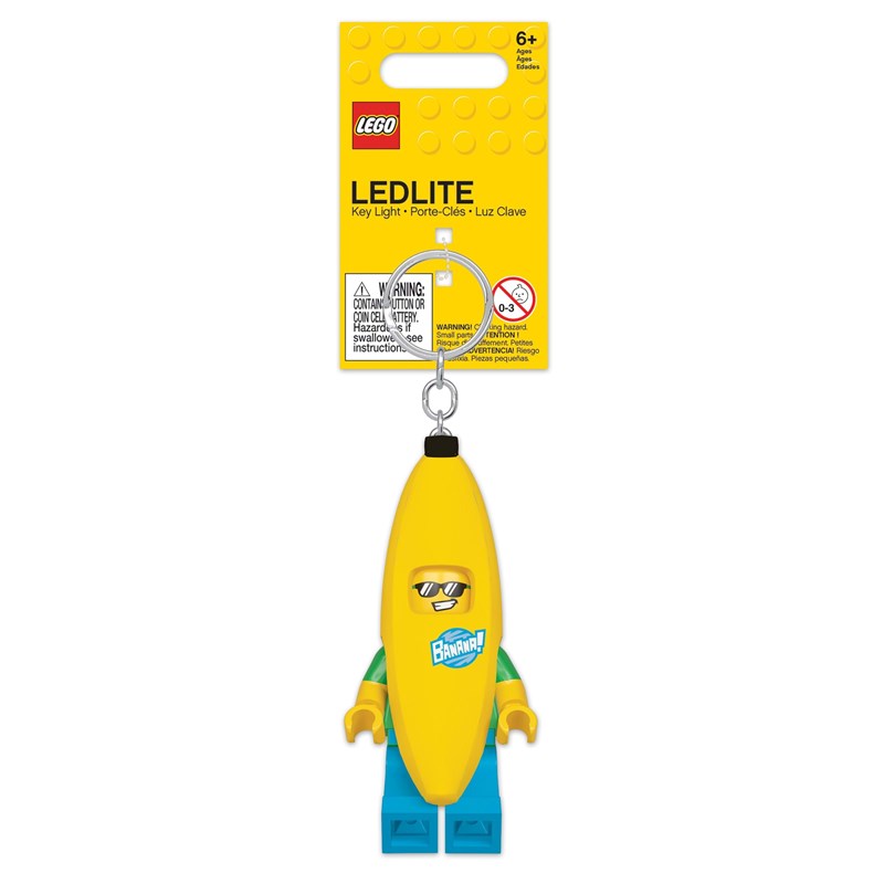 LEGO Bags Nyckelring m/LED Banna guy Blå med gul 2