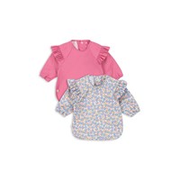 Konges Sløjd Haklapp med Ärmar 2-Pack Rosa 6 mdr. - 12 mdr. 1