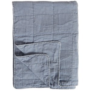 Ib Laursen Filt Klassisk quilt Blå