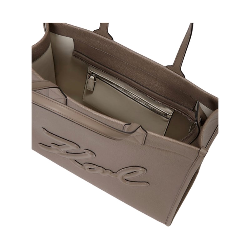 KARL LAGERFELD Shopper Skuare Grainy  Taupe 3